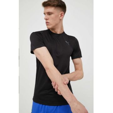 Puma tricou de antrenament Favourite Blaster culoarea negru, neted