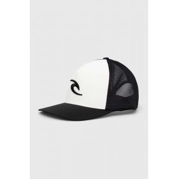 Rip Curl șapcă culoarea alb, cu imprimeu