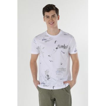 Tricou cu imprimeu grafic