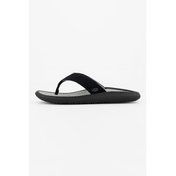 Papuci flip-flop de piele intoarsa