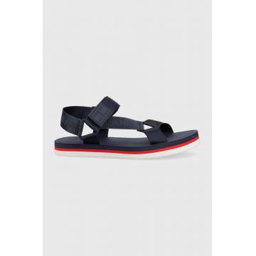 Tommy Jeans sandale MENS EVA SANDAL barbati, culoarea albastru marin, EM0EM00976