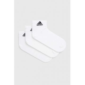 adidas Performance șosete 3-pack culoarea alb HT3468