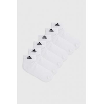 adidas Performance șosete 6-pack culoarea alb HT3442