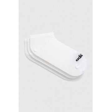 adidas sosete 3-pack culoarea alb