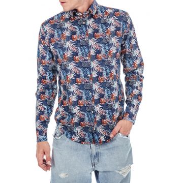 Camasa slim fit cu imprimeu grafic