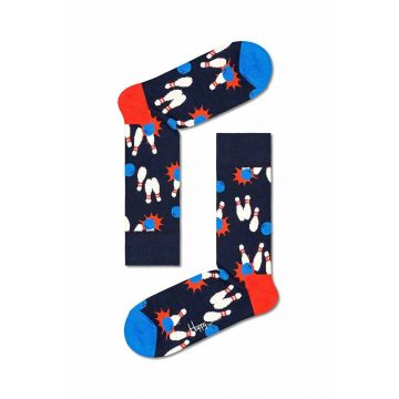 Happy Socks sosete Bowling culoarea albastru marin