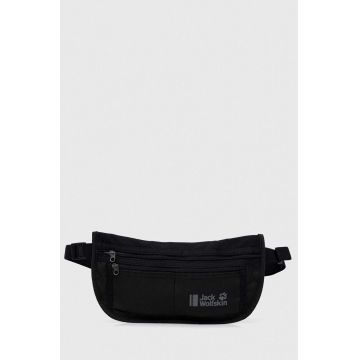 Jack Wolfskin borseta culoarea negru