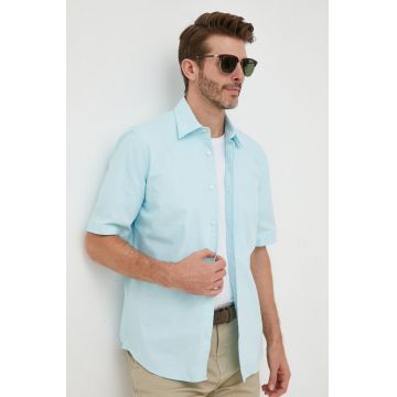 BOSS camasa din bumbac BOSS ORANGE barbati, cu guler clasic, regular