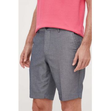 BOSS pantaloni scurti barbati, culoarea albastru marin
