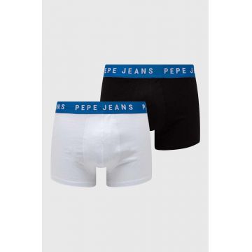 Pepe Jeans boxeri 2-pack barbati, culoarea alb