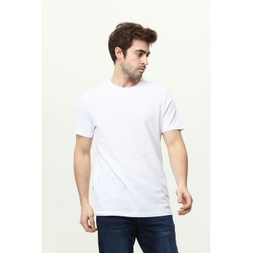 Tricou de bumbac texturat
