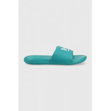 Under Armour papuci barbati, culoarea verde