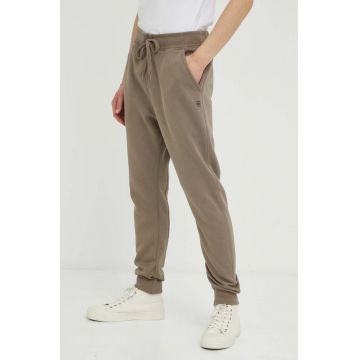 G-Star Raw pantaloni de trening culoarea maro, neted