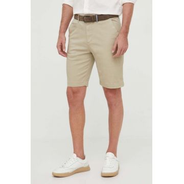 La Martina pantaloni scurti barbati, culoarea bej