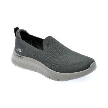 Pantofi SKECHERS gri, GO WALK FLEX, din material textil