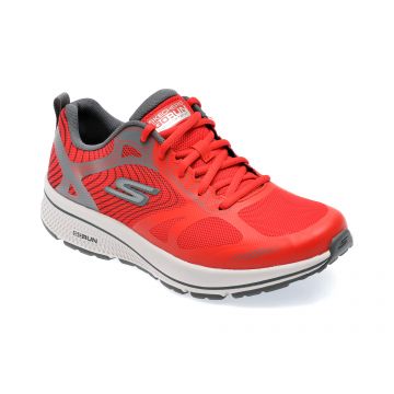 Pantofi SKECHERS rosii, GO RUN CONSISTENT, din material textil