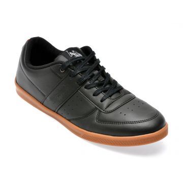 Pantofi US POLO ASSN negri, LEGE3FX, din piele ecologica