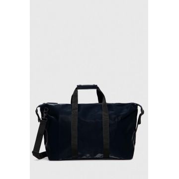 Rains geanta 13200 Weekend Bag culoarea albastru marin