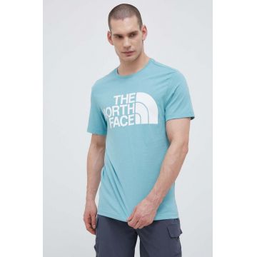 The North Face tricou din bumbac cu imprimeu