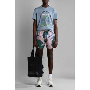 Tricou regular fit cu imprimeu pe piept
