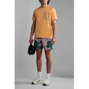 Tricou regular fit cu imprimeu pe piept