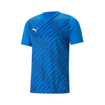 Tricou slim fit cu model pentru fotbal