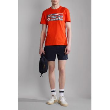 Tricou slim fit de bumbac cu imprimeu