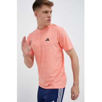 adidas Performance tricou de antrenament Train Essentials culoarea roz, melanj