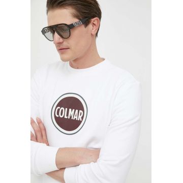 Colmar bluza barbati, culoarea alb, cu imprimeu