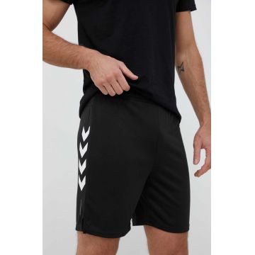 Hummel pantaloni scurți de antrenament Topaz culoarea negru