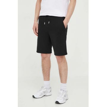 Karl Lagerfeld pantaloni scurti barbati, culoarea negru