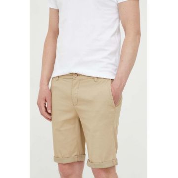 Lindbergh pantaloni scurti barbati, culoarea bej