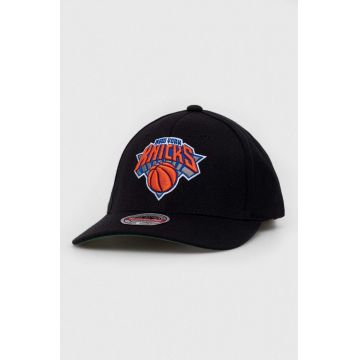 Mitchell&Ness șapcă din amestec de lână Brooklyn Nets culoarea negru, cu imprimeu