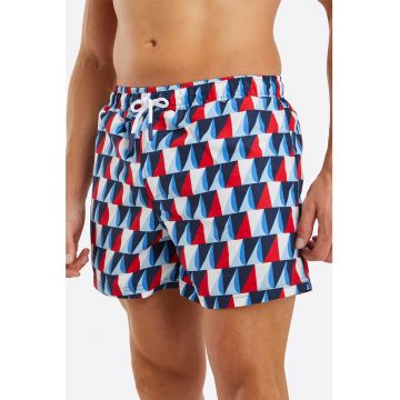 Pantaloni scurti de baie cu imprimeu geometric Dorval