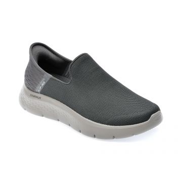 Pantofi SKECHERS gri, GO WALK FLEX, din material textil