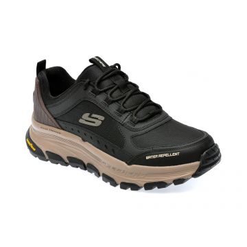 Pantofi SKECHERS negri, D LUX TREKKER, din material textil