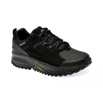 Pantofi SKECHERS negri, SKECHERS BIONIC TRAIL, din material textil