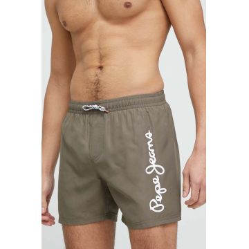 Pepe Jeans pantaloni scurti de baie culoarea verde