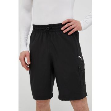 Puma pantaloni scurți de antrenament Open Road culoarea negru