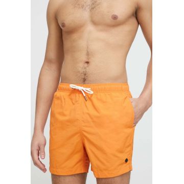Superdry pantaloni scurti de baie culoarea portocaliu