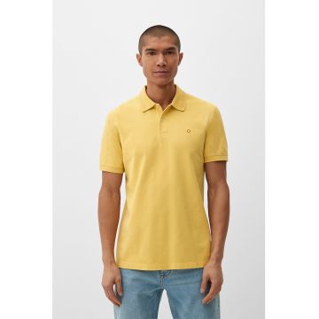 Tricou polo de bumbac cu logo brodat