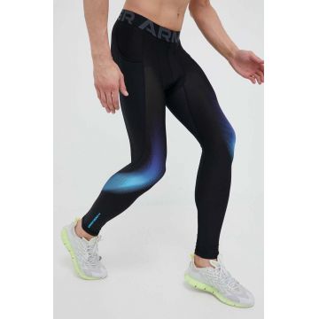 Under Armour leggins de antrenament Armour Novelty culoarea negru, cu imprimeu