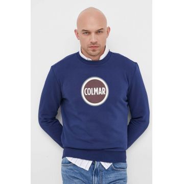 Colmar bluza barbati, culoarea albastru marin, cu imprimeu