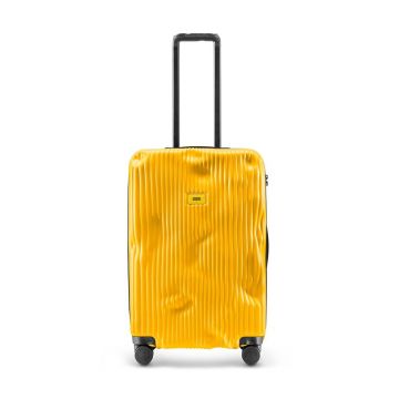 Crash Baggage valiza STRIPE Medium Size culoarea galben