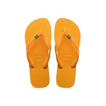 Havaianas slapi BRASIL culoarea galben, 4000032.1740