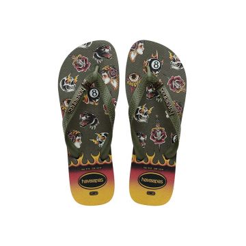 Havaianas slapi TOP TRIBO barbati, culoarea negru, 4144505.1293