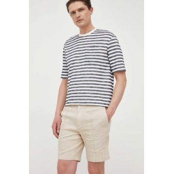 Michael Kors pantaloni scurti din in culoarea bej