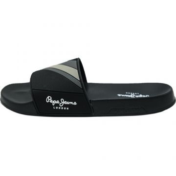 Slapi barbati Pepe Jeans Slider Texture Beach Flip Flops PMS70125-999