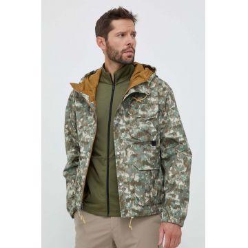 The North Face geaca de ploaie M66 Utility barbati, culoarea verde