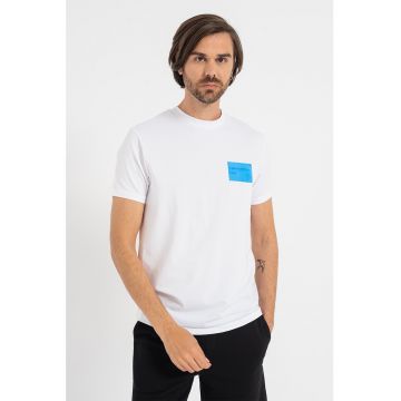Tricou cu logo contrastant